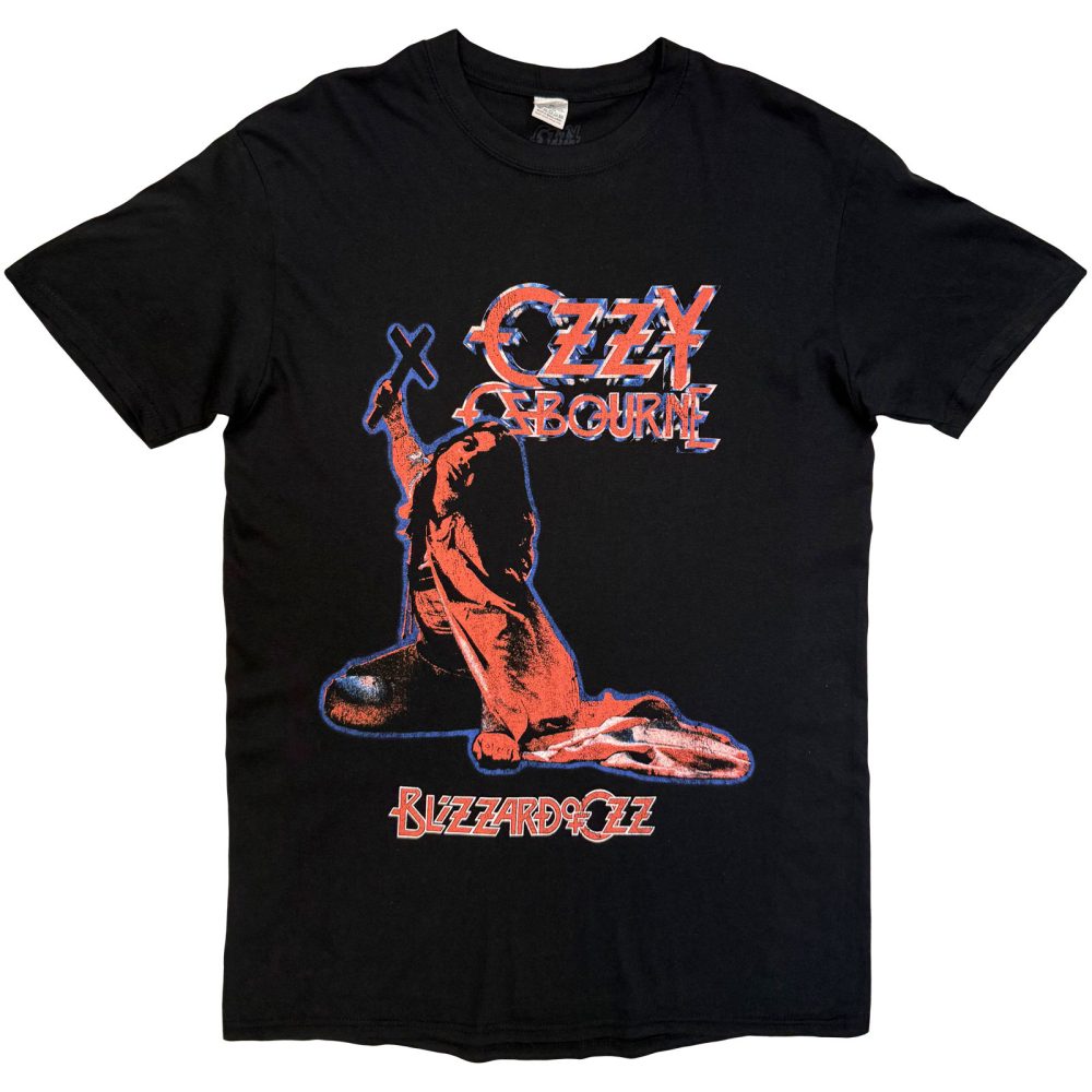 Ozzy Osbourne - Blizzard Of Ozz Tribute Mens Tshirt - Black